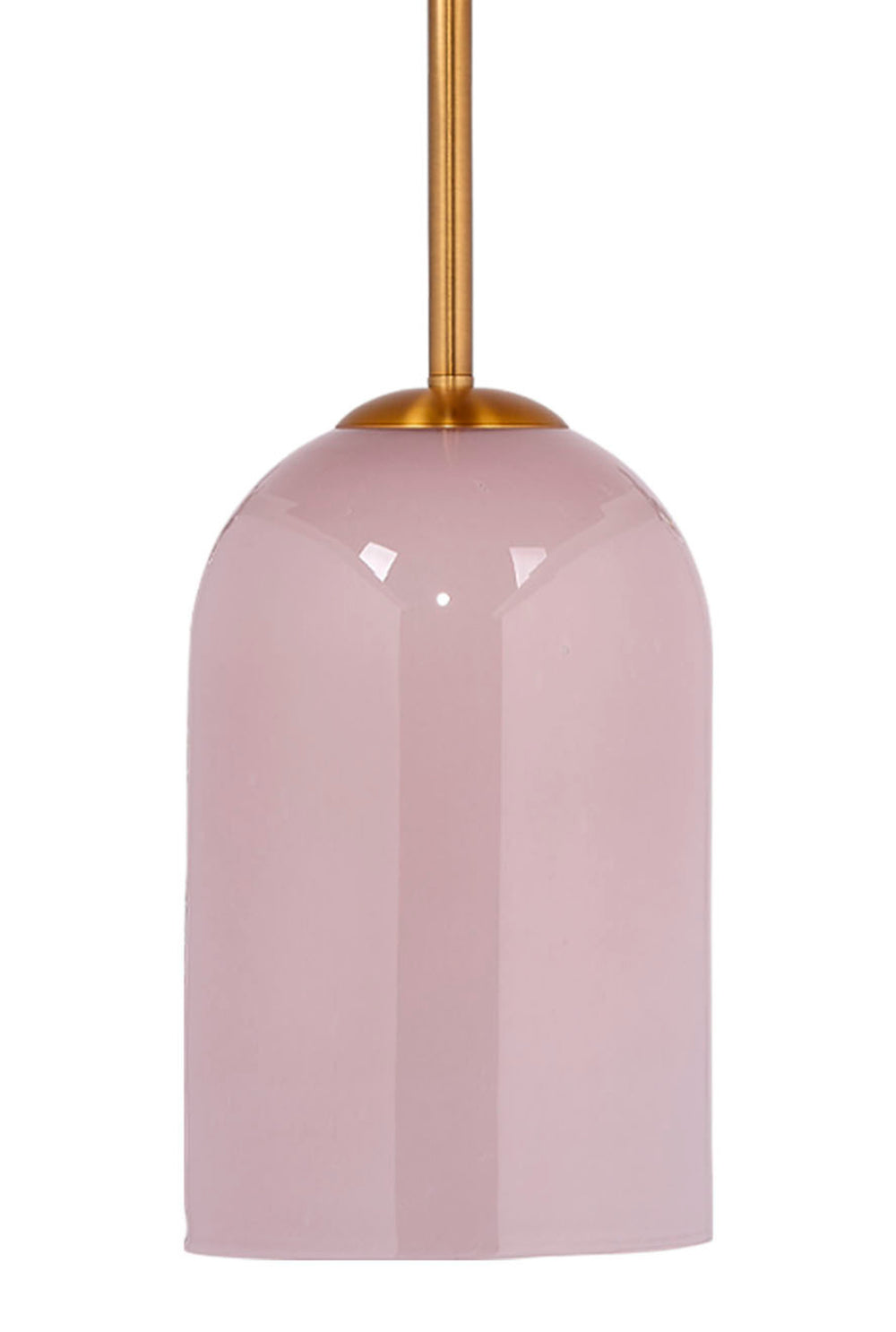 Holt 1-Light Glass Pendant, Pink