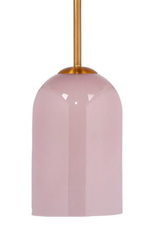 Holt 1-Light Glass Pendant, Pink
