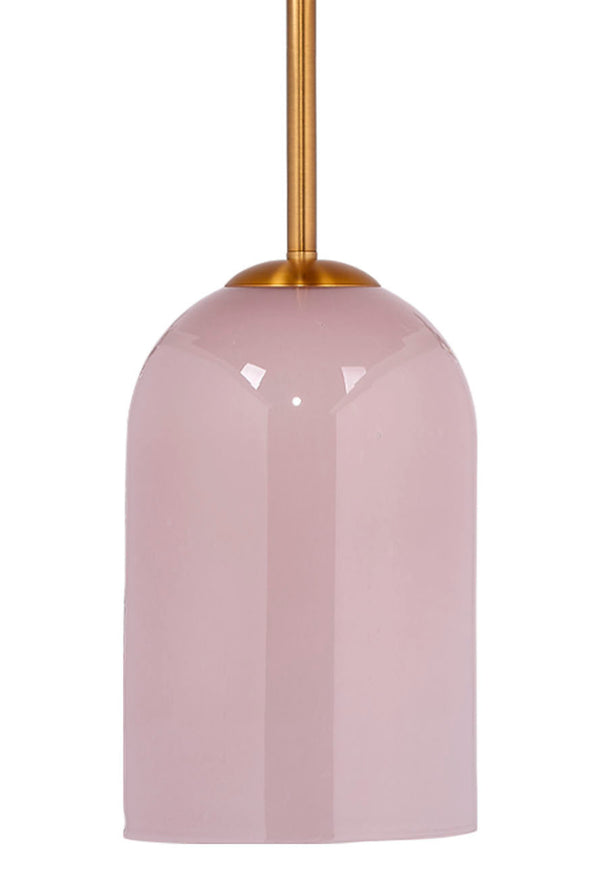 Holt 1-Light Glass Pendant, Pink