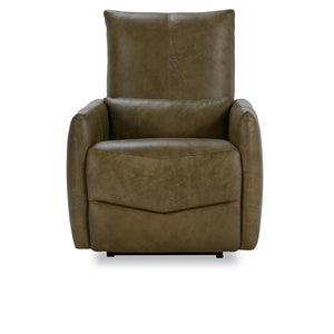 Thaya Leather Power Recliner with Adjustable Legrest