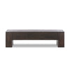 Abaso Accent Bench - Ebony Rustic Wormwood Oak