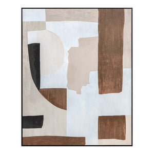 Fina 2 Multicolor Abstract Wall Décor by Moe's