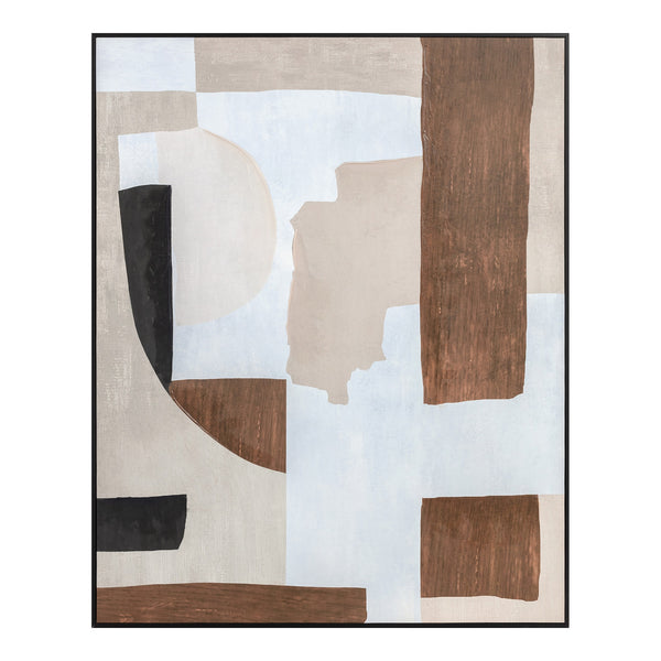 Fina 2 Multicolor Abstract Wall Décor by Moe's