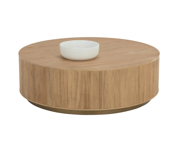 KALLA COFFEE TABLE - RUSTIC OAK