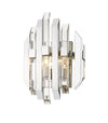 Bova 2 Light Wall Sconce in Polished Nickel Finish