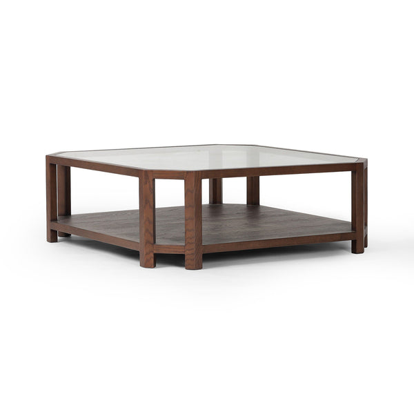 Jenzen Coffee Table - Tempered Glass