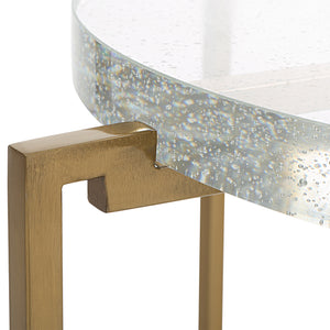 Star-crossed Glass Accent Table