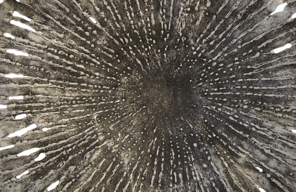 Lotus Wall Art, Silver/Black, Small