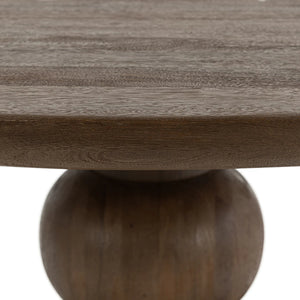 Hera Solid Wood Dining Table - Pecan Brown 60"