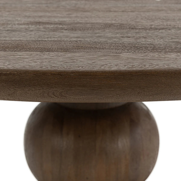 Hera Solid Wood Dining Table - Pecan Brown 60"