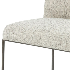 Astrud Bar Stool in Lyon Pewter