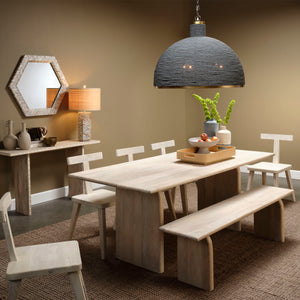 Arc Mango Wood Dining Table