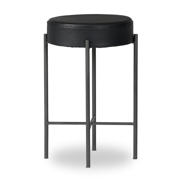 Nocona Bar + Counter Stool - Black Leather
