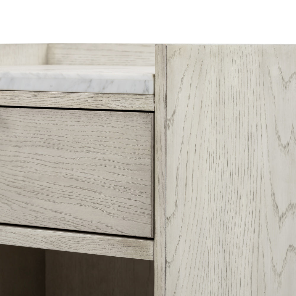 Viggo Nightstand In Vintage White Oak