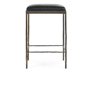 Bose Leather Counter Stool - Onyx Black