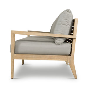 Amaya Outdoor Sofa 94" In Natural Acacia