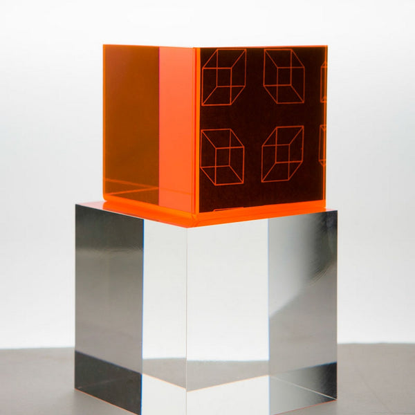 Neon Acrylic Cubes