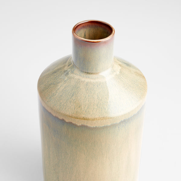 Marbled Dreams Vase in Olive Glaze