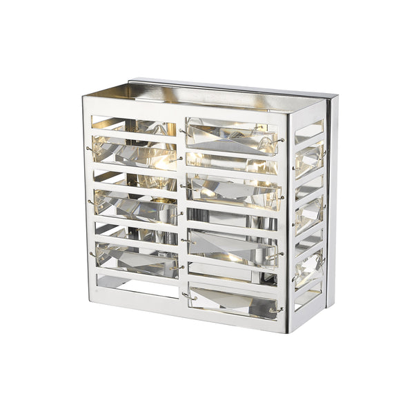 Cronise 2 Light Wall Sconce in Chrome Finish