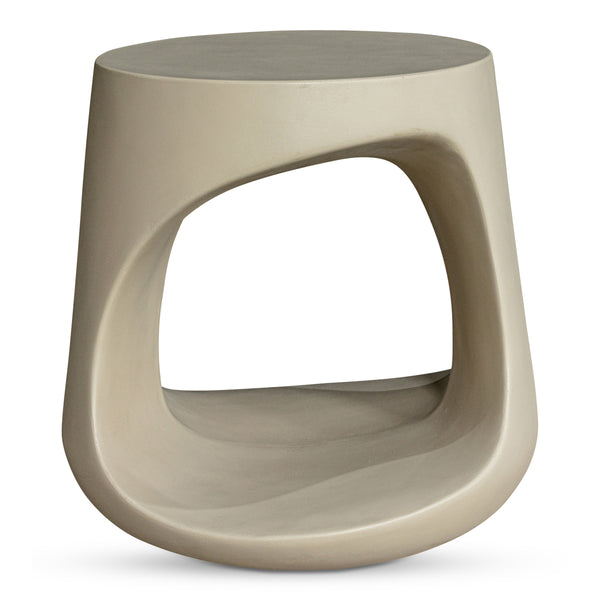 Rothko Outdoor Stool Cream - Moe's