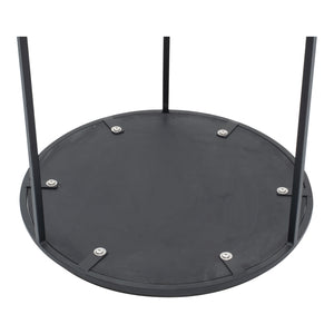 Roost Nesting Tables Black Lava Stone and Iron