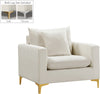 Lucy Chair In Cream Velvet