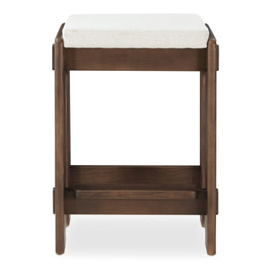 Ashby Counter Stool Brown with Craftsman Detailing