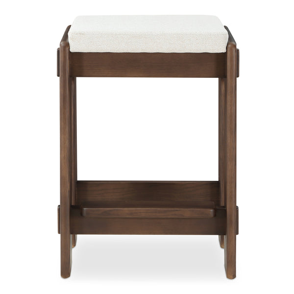 Ashby Counter Stool Brown with Craftsman Detailing