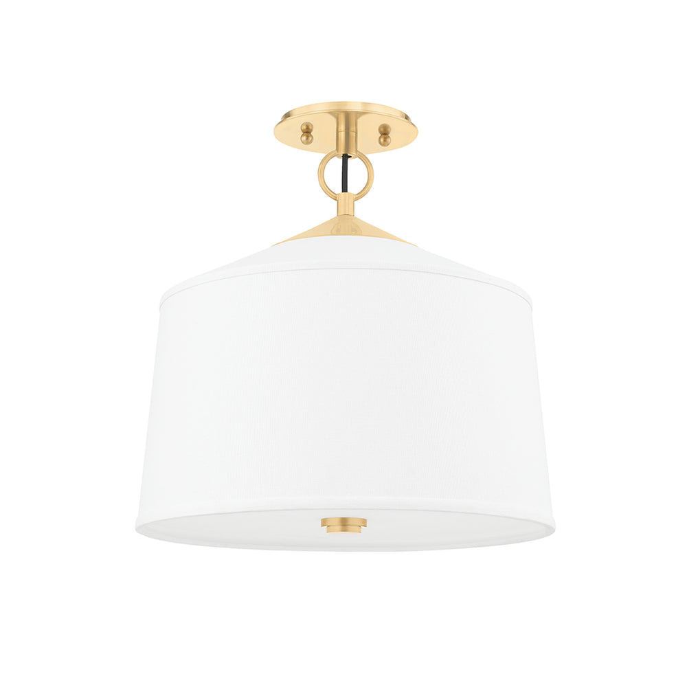 White Plains Semi Flush