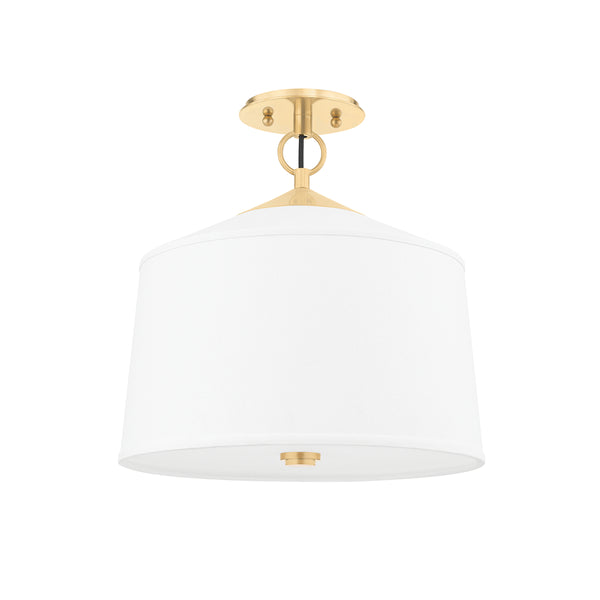 White Plains Semi Flush