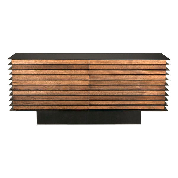 Elevation Sideboard, Dark Walnut and Iron