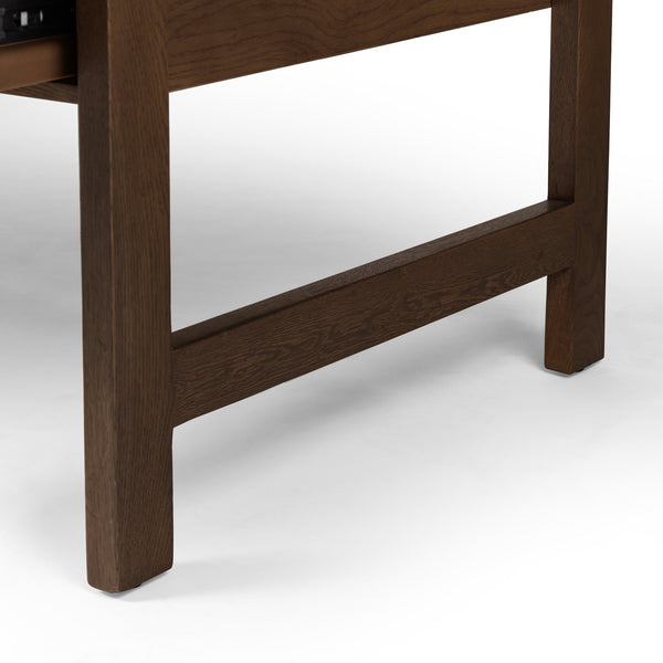 Oakley Desk - Dark Toasted Oak Veneer