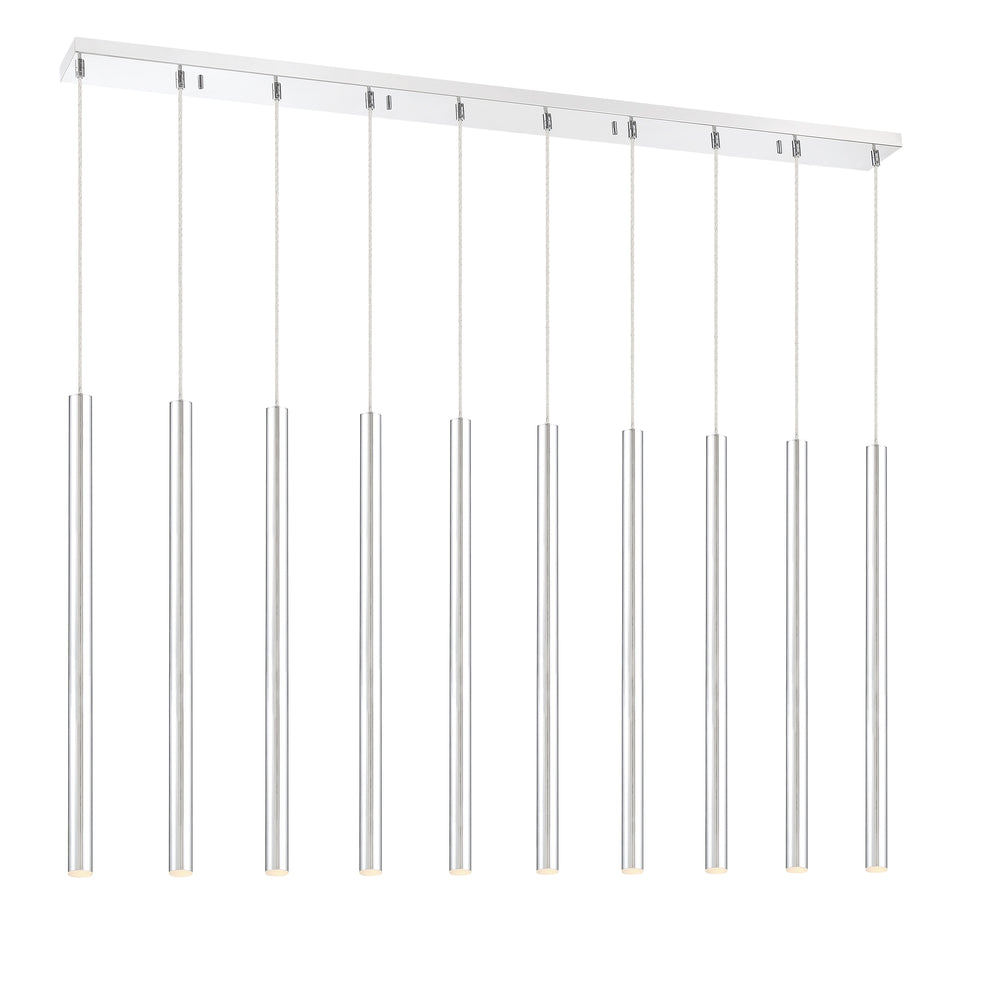 Forest 10 Light Island/Billiard in Chrome Finish