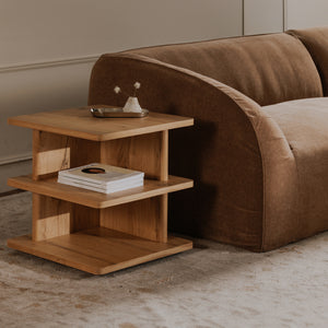 Casey Side Table in Rustic Oak