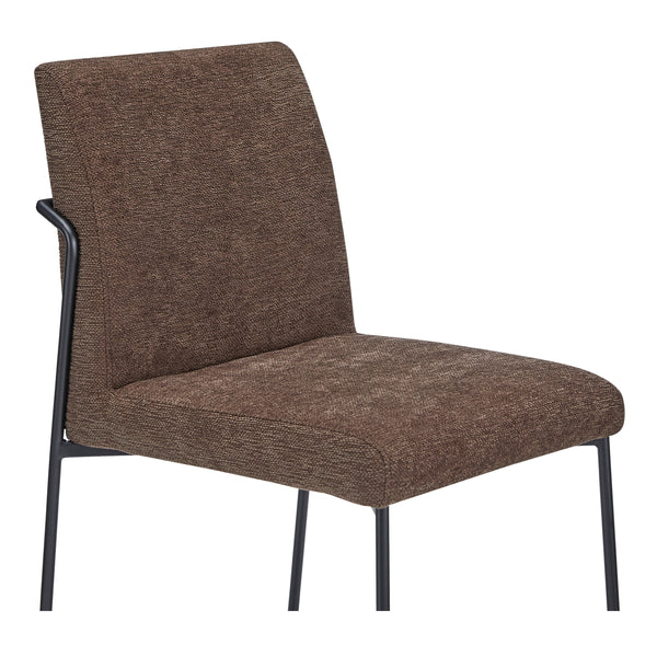 Moe's Danny Dining Chair Set of Two, Dark Brown
