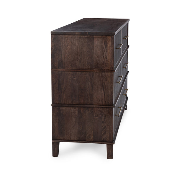 Westlake Solid Wood Dresser in Kona Brown