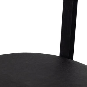 Tex Stool In Black Rosa Morada