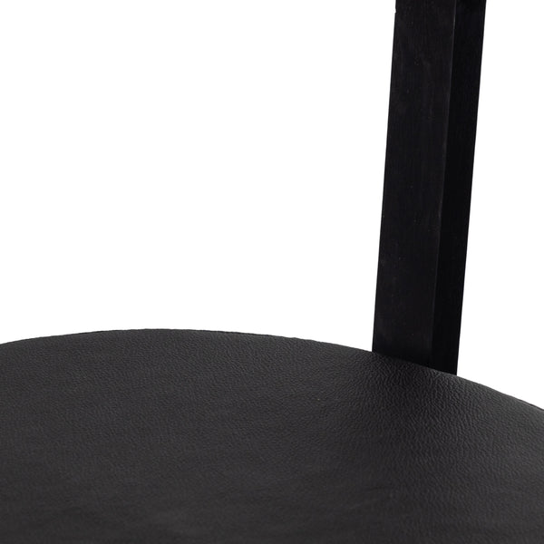 Tex Stool In Black Rosa Morada