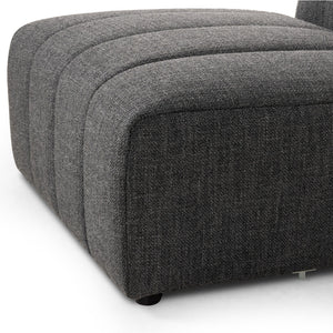 Build Your Own: Langham Channeled Sectional - Saxon Charcoal