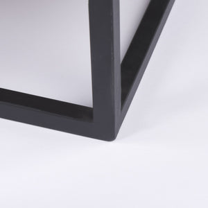 Sloan 80.0L x 17.0W x 36.0H Black Wood W/Black Metal Frame Sideboard