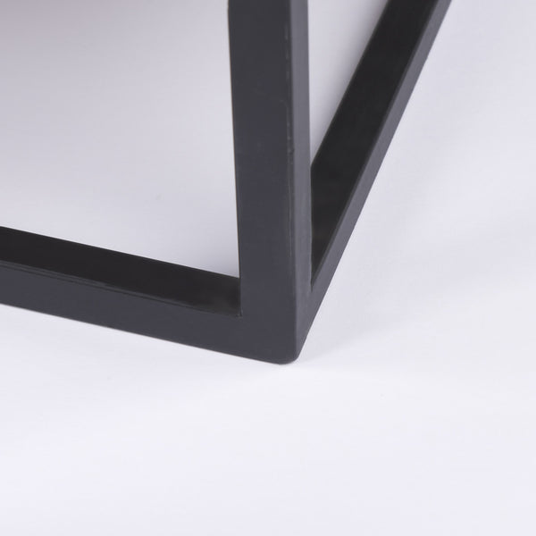 Sloan 80.0L x 17.0W x 36.0H Black Wood W/Black Metal Frame Sideboard