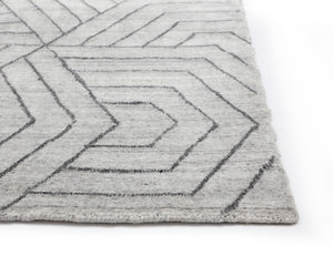 MAZEY HAND-LOOMED RUG - GREY - 8' X 10'