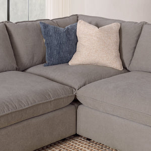 Caplan 6-Piece Modular Sectional with Ottoman - Elite-Charcoal
