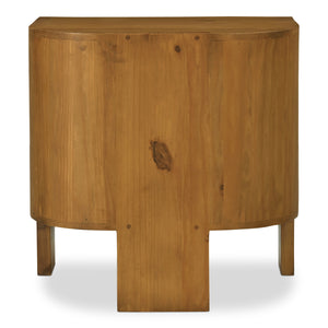 Moe's Lachlan Nightstand Brown with Soft-close Drawers