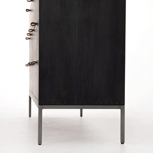 Trey 7 Drawer Dresser - Black Wash Poplar
