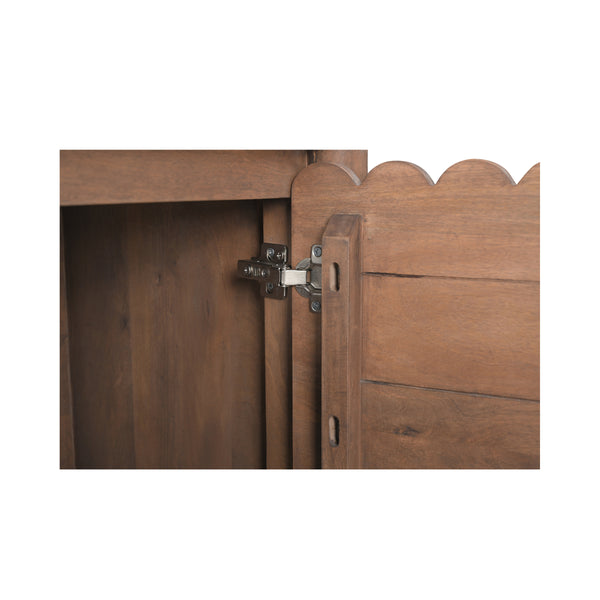 Moe's Wiley 4 Door Sideboard in Vintage Brown