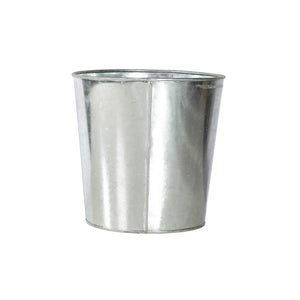 Galvanized Metal Pot 10"H