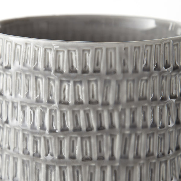 Somerville Vase in Oyster Silver