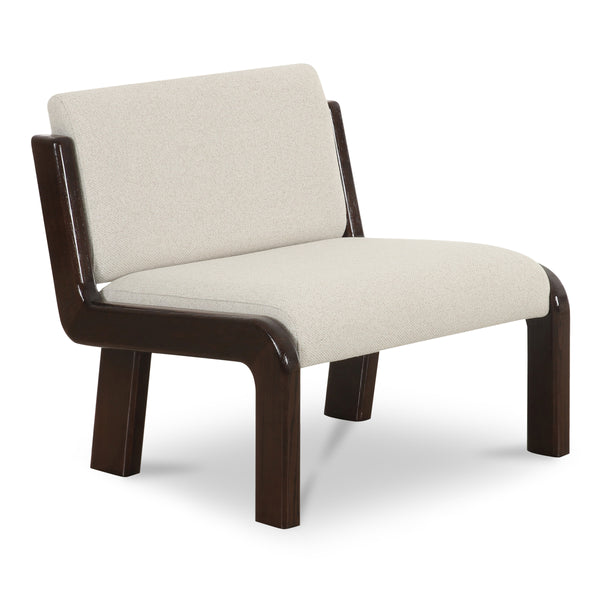 Moe's Edie Accent Chair in Flecked Ivory