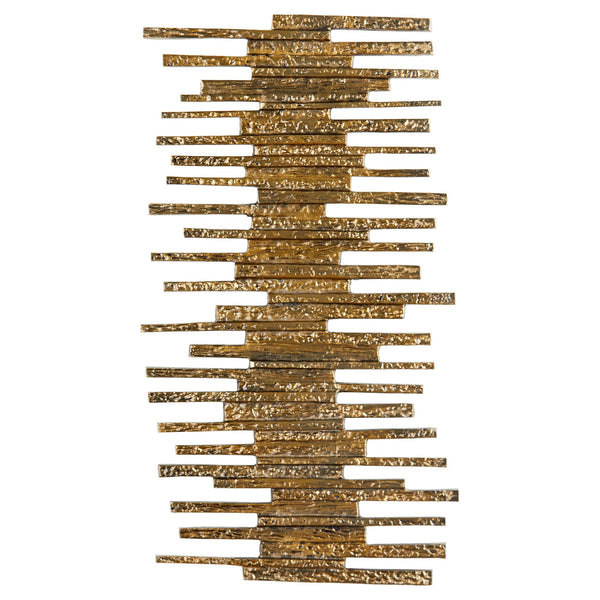 Ledger Wall Decor | Antique Brass - Large